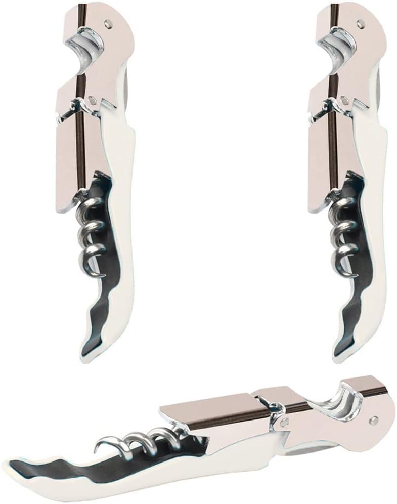 Professional Waiter Corkscrew Wine Openers Set, Heavy Duty Stainless Steel Hinges Wine Key for