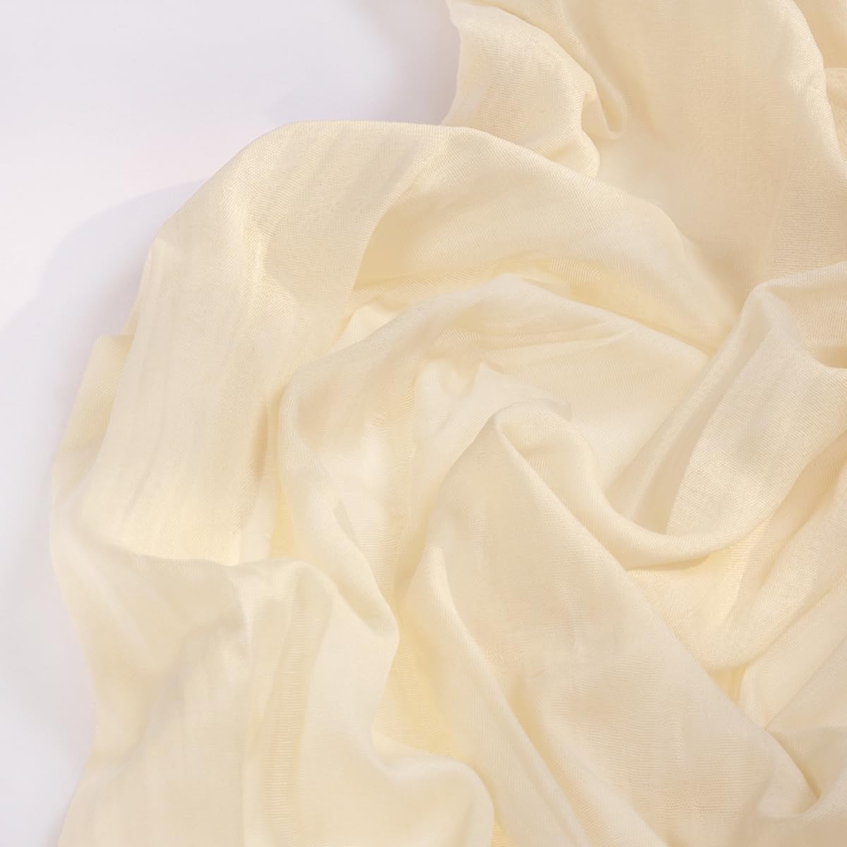 Beige Cheesecloth Table Runner 12 Pack Fall Table Runners 120 Inches Boho Gauze Cream Cheese Cloth