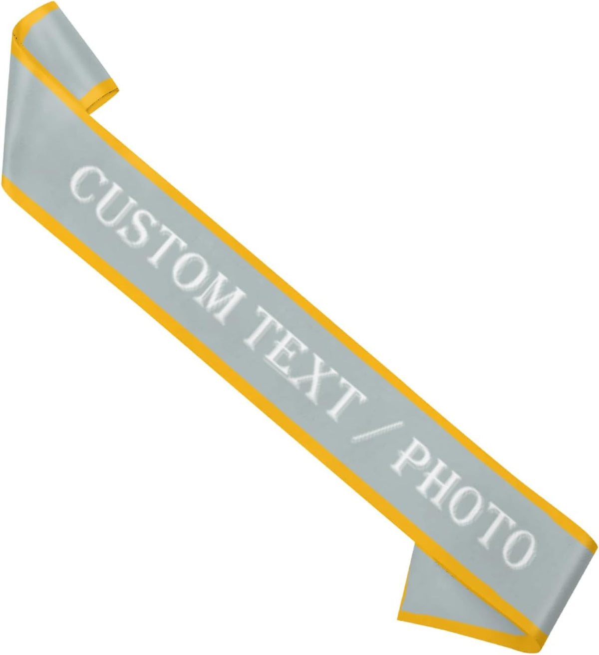 Custom Sash,Personalized Birthday Sash with Text Photo,Customized Bachelorette Sash Quote Sash