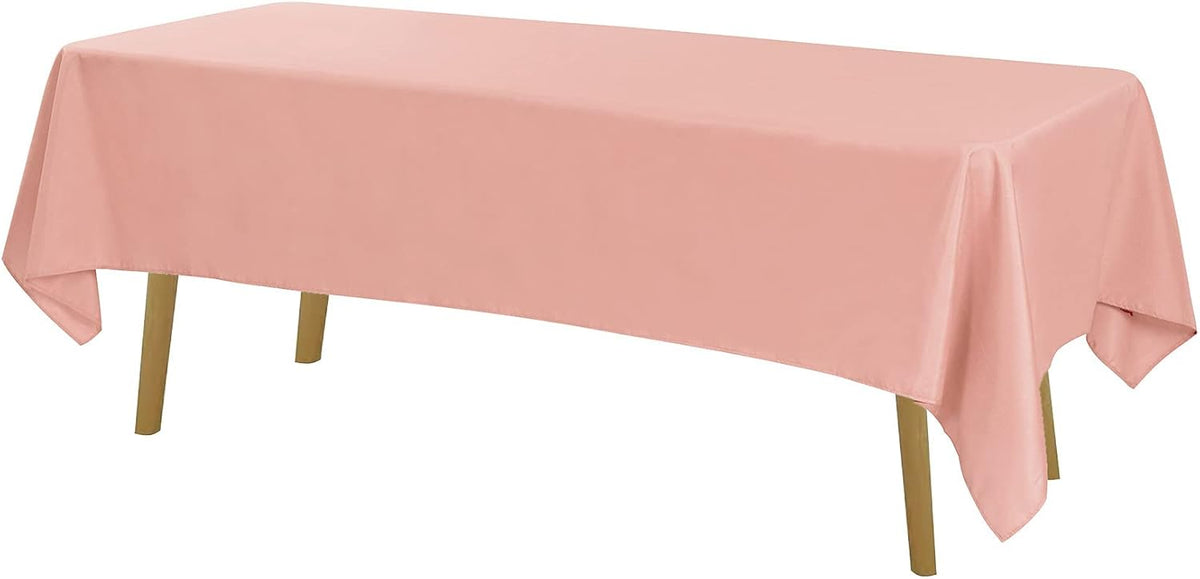 Rectangle Tablecloth 60x102 inch Washable Polyester Fabric Table Cloth for Wedding Party Dining