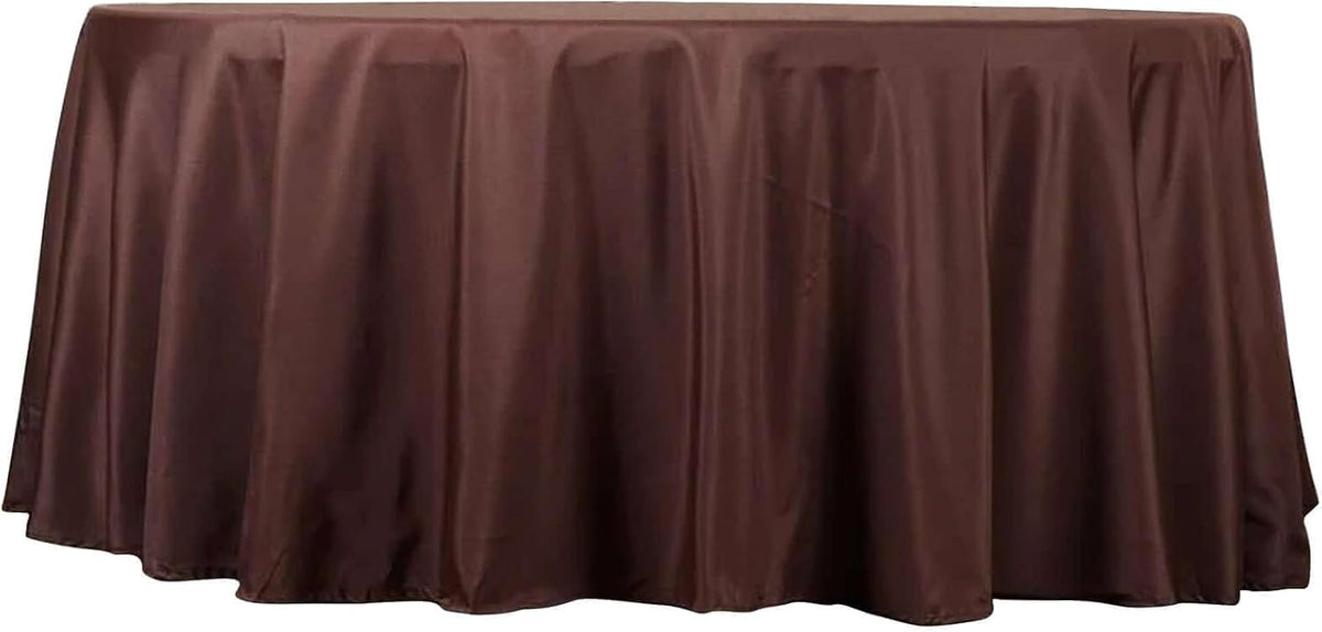 Efavormart Round Tablecloth, 132 Inch Stain & Wrinkle Resistant Washable Table Cloth, Decorative