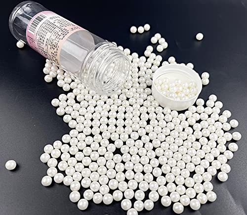 Sprinkles Pearl Sugar 7mm Candy 120g/ 4.2oz Baking Edible Cake Decorations Cupcake Toppers Cookie