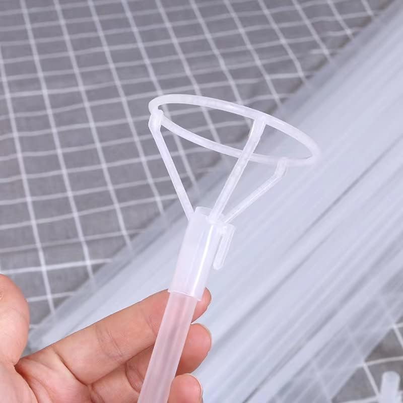 Large Balloon Sticks with Big Cups, 35 Sets Thickened 17inch Long Clear Bobo Balloon Sticks Holders