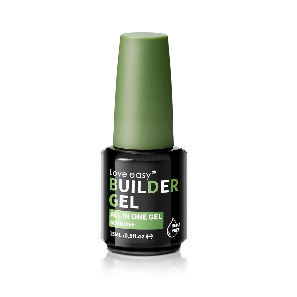 Hema Free Builder Gel for Nails Hypoallergenic & Odorless - Thickness Nail Strengthener & Extender