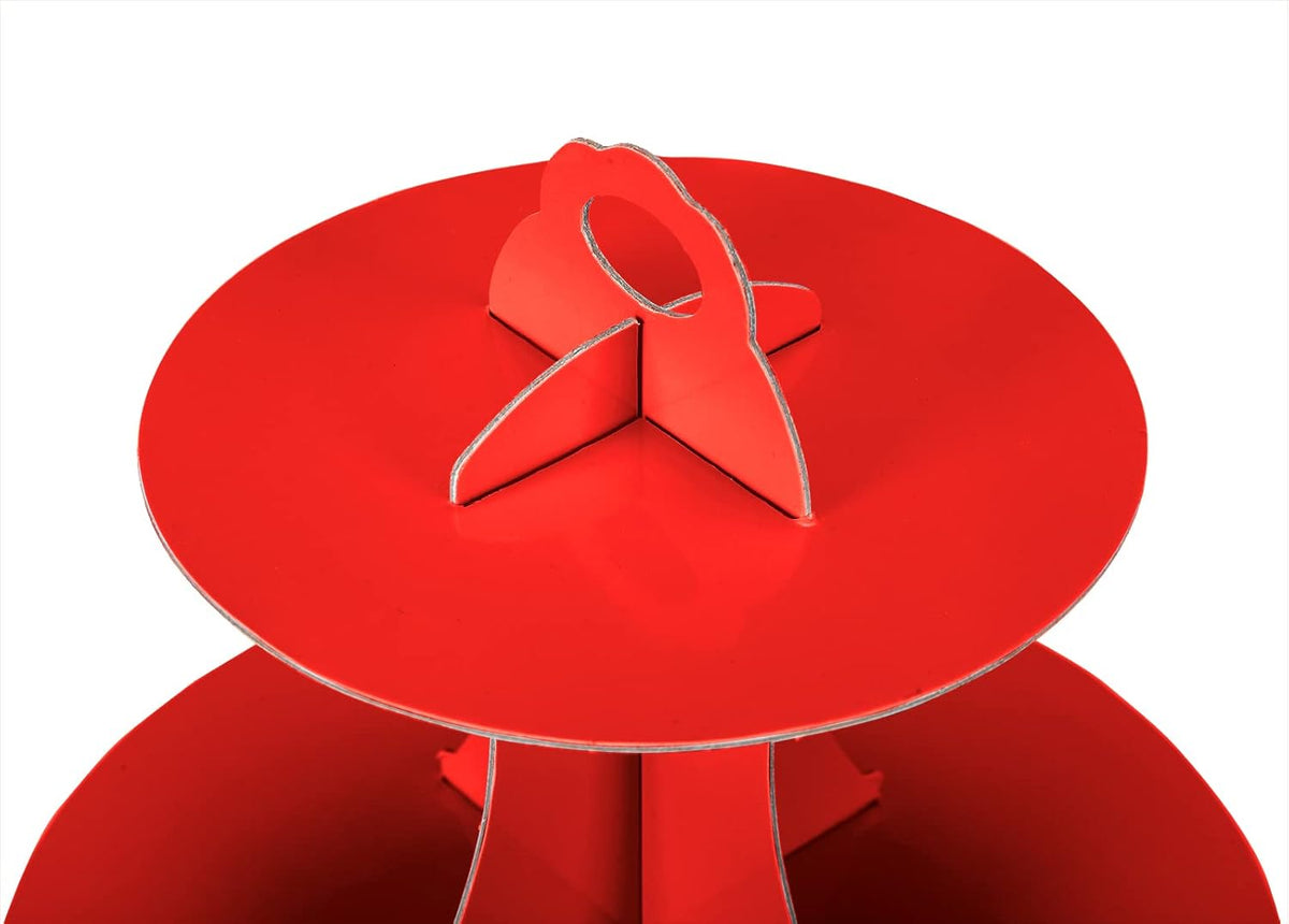 3-Tier Cupcake Stand, Cake Stand holder, Tiered DIY Cupcake Stand Tower for Dessert Table Displays