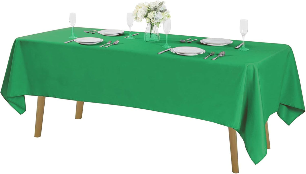 Rectangle Tablecloth 60x102 inch Washable Polyester Fabric Table Cloth for Wedding Party Dining