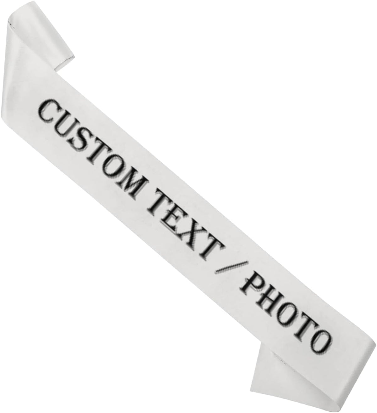 Custom Sash,Personalized Birthday Sash with Text Photo,Customized Bachelorette Sash Quote Sash