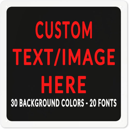 Custom Sign Personalized Custom Metal Sign, Customize For Office, Business, Workplace, Office