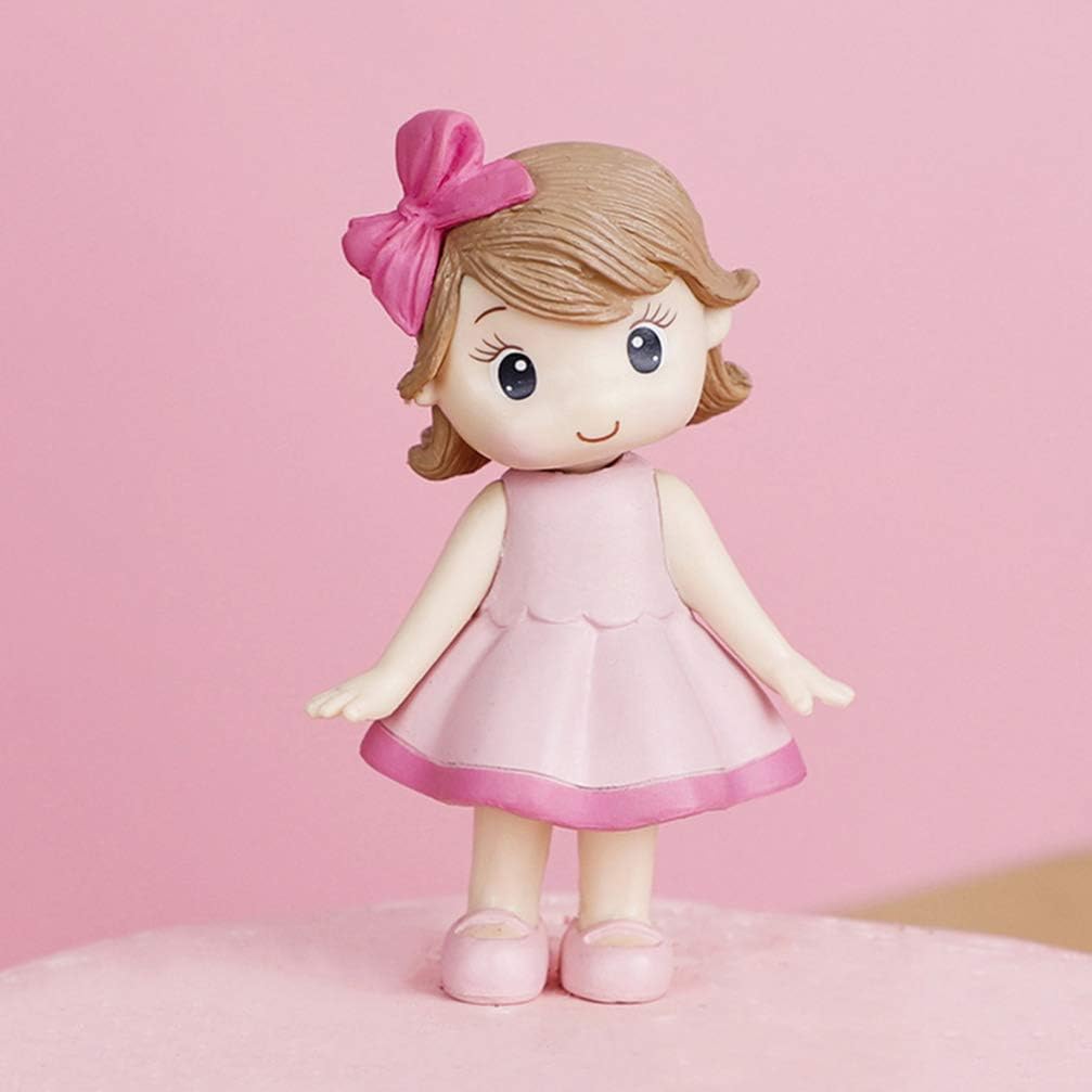 STOBOK Cake Dessert Ornament Doll Cakes Toppers Girls Princess Figurine Dolls Birthday Party Cakes