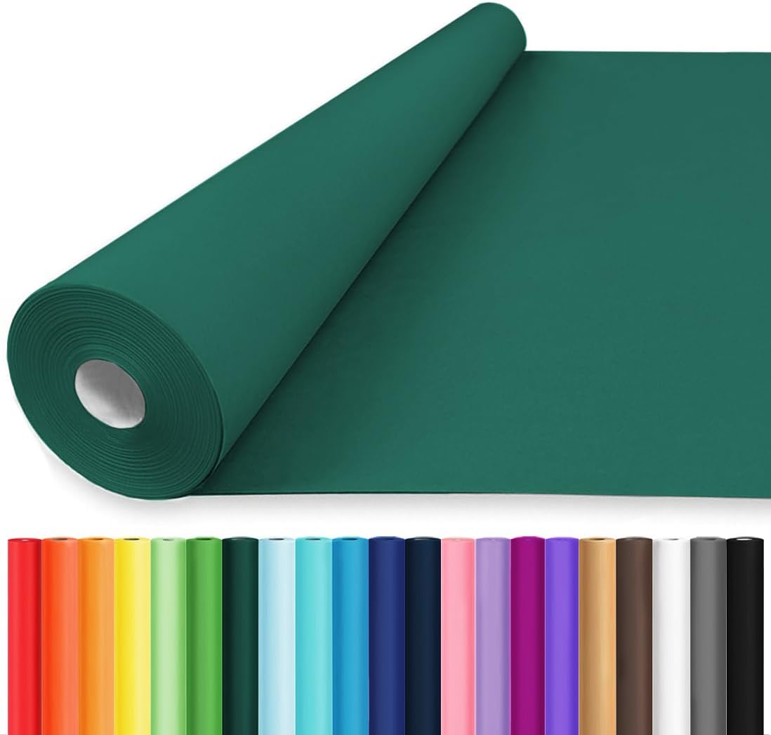 Vanhench 36" x 2400" (200') Green Wrapping Paper Roll, Kraft Paper Roll for Fathers Day/Birthday
