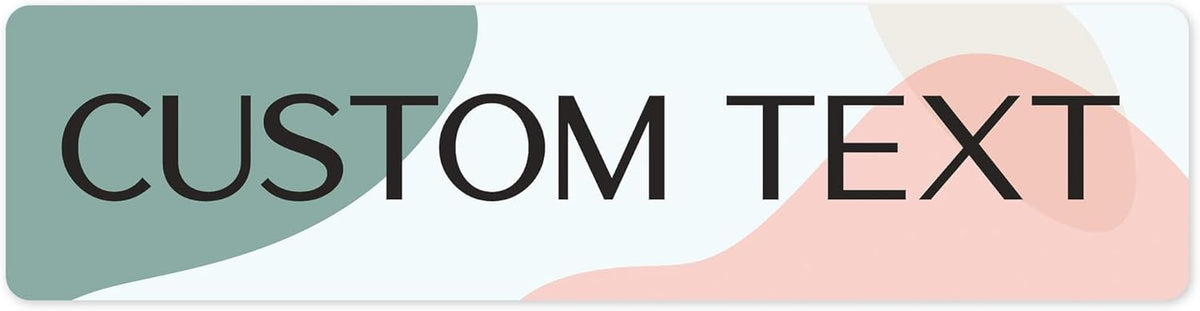 Custom Sign, Custom Street Sign, 11 Font Colors, 13 Font Styles, 4 Hole Options, 22 Sizes, 6x24