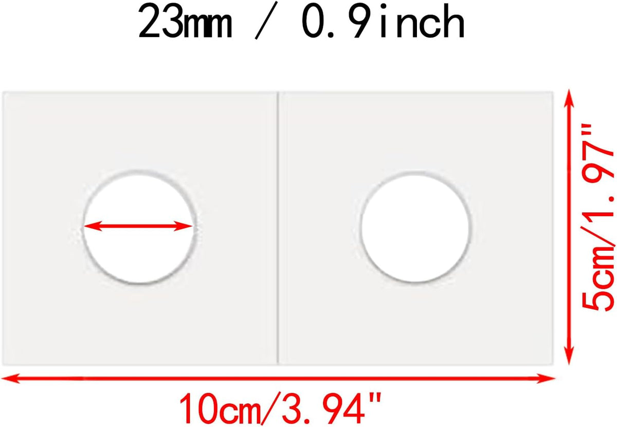 200 PCS Premium Cardboard Coin Flips 2 x 2 inch Coin Collection Supplies for Nickel, Mylar Coin
