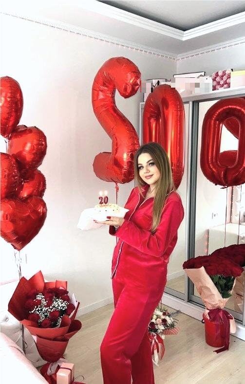 Red Number 0 Balloon 40 Inch, Large Red 0 Number Balloons, Foil Mylar Helium Balloon Birthday Party