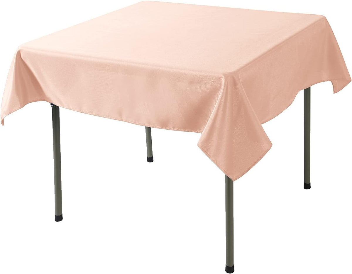 Cupuamon Square Tablecloth 70x70 inch Washable Polyester Fabric Table Cloth for Wedding Party