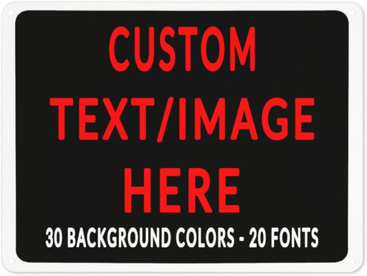Custom Sign Personalized Custom Metal Sign, Customize For Office, Business, Workplace, Office