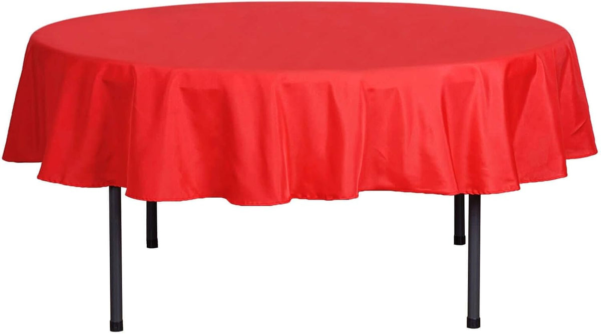 Efavormart Round Tablecloth, 70 Inch Stain & Wrinkle Resistant Washable Table Cloth, Decorative