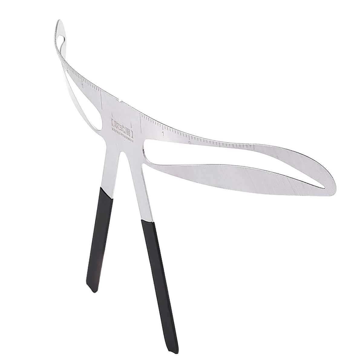 Eyebrow Mapping Tool,Eyebrow Patterns DIY Stencil, Stainess Steel Eyebrow Ruler Measurement