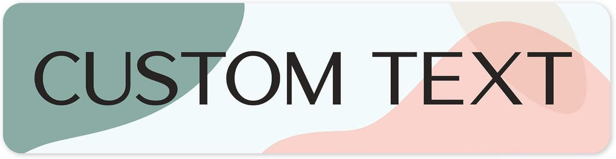 Custom Sign, Custom Street Sign, 11 Font Colors, 13 Font Styles, 4 Hole Options, 22 Sizes, 12x48