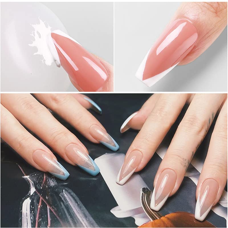 Nail Art Stamper Clear Silicone Stamping Jelly with Scraper - Transparent Nail Decor Tool for DIY