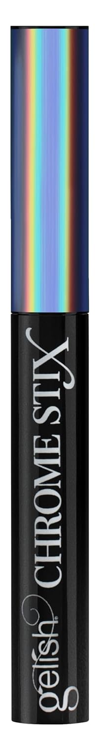 Gelish Chrome Stix, Chrome Nail Powder, Nail Art for Stunning Metallic Finish, Long-Lasting, Easy