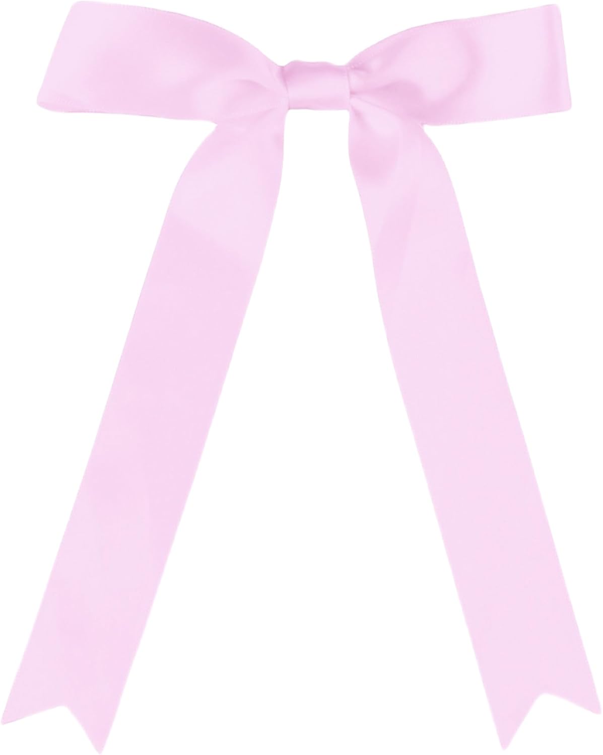 30 Pcs Pink Satin Bows 6 X 10 Inch Premade Bows with Twist Tie for Wedding Florist Decor, Cake