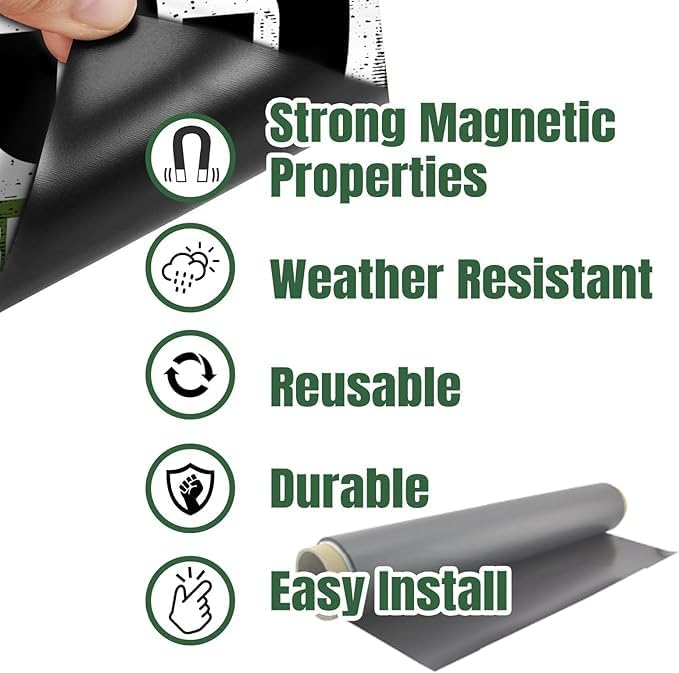 KETABAO – 9" Oval Photo Magnets for Refrigerators, Cars and Offices – Customizable Magnetic Decor