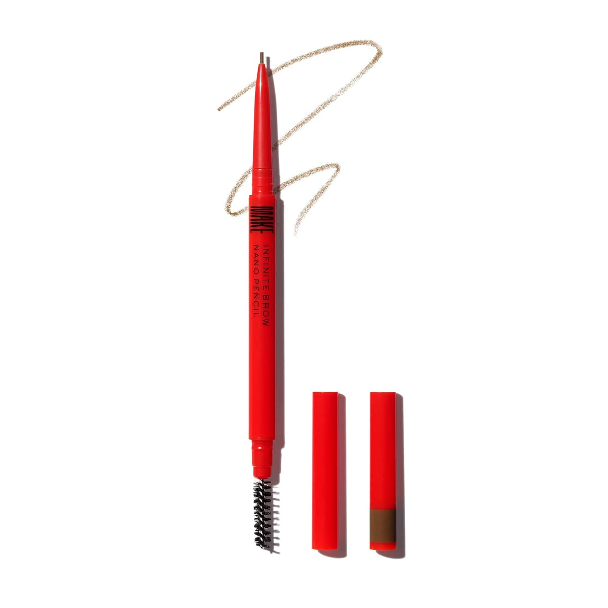 MAKE Beauty Nano Brow, Micro Eyebrow Pencil. Long-Lasting Smudgeproof Eye Brow Makeup for Hairlike