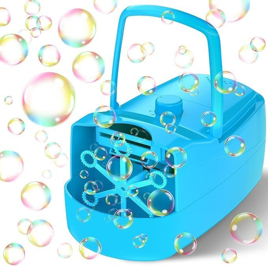 Bubble Machine, 18000+ Bubbles Per Minute Bubble Maker Blower for Kids Toddlers with 2 Speeds,6