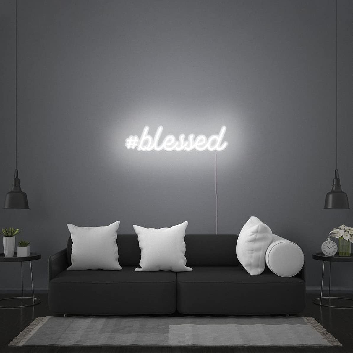 Ulalaza LED Neon Sign Night Light for Wall Party Décor Bedroom Room Bar Wedding Home Birthday Art