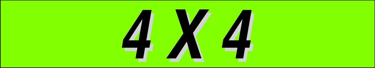 Ez-line Vinyl Windshield Stickers 3 Dozen 15 Inch Chartreuse Slogan Dealership Pro Pack for Car