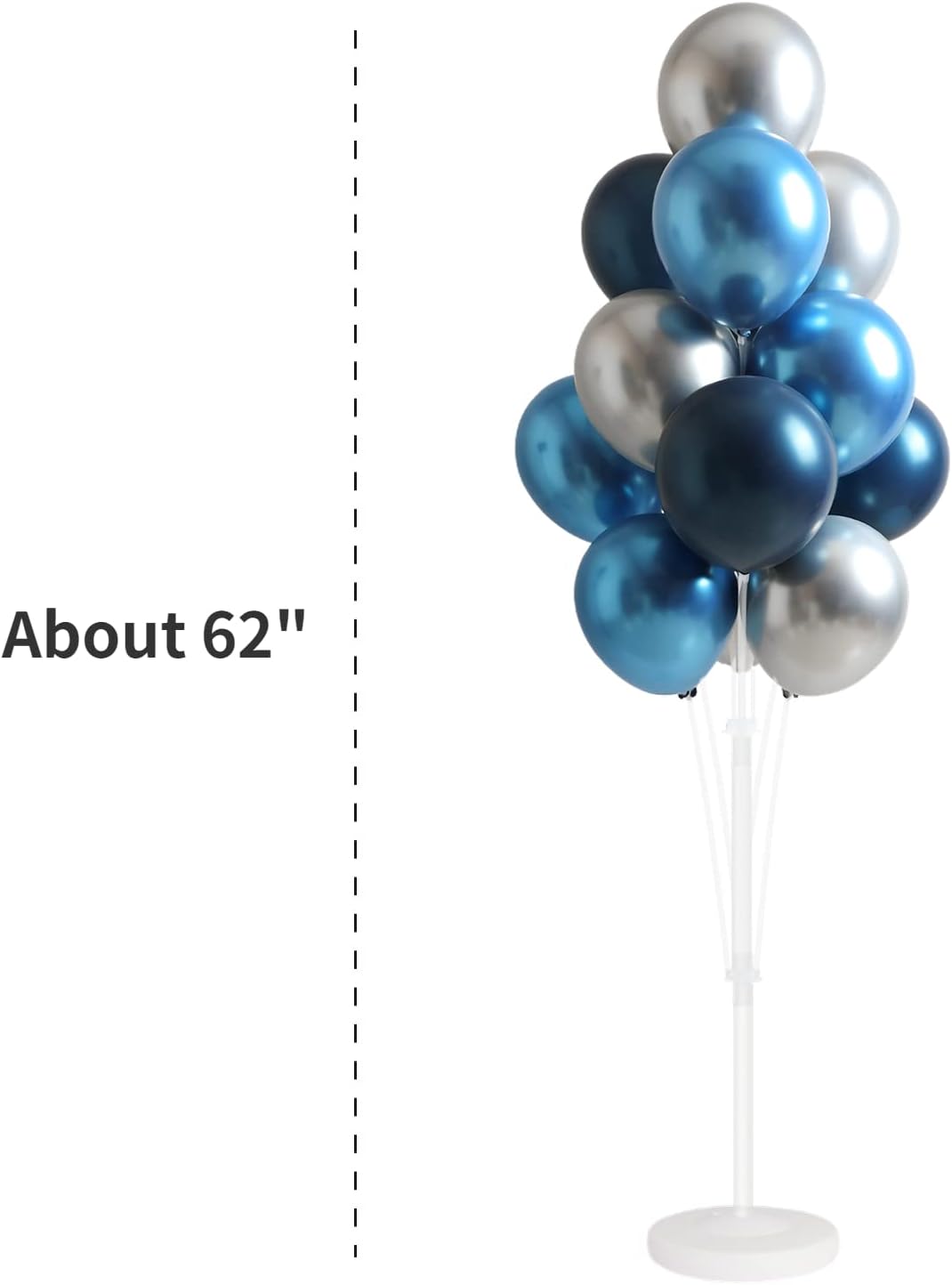 Balloon Column Kit for Floor- Set of 2,Balloon Columns with Stand, Base and Pole,Balloon Tower