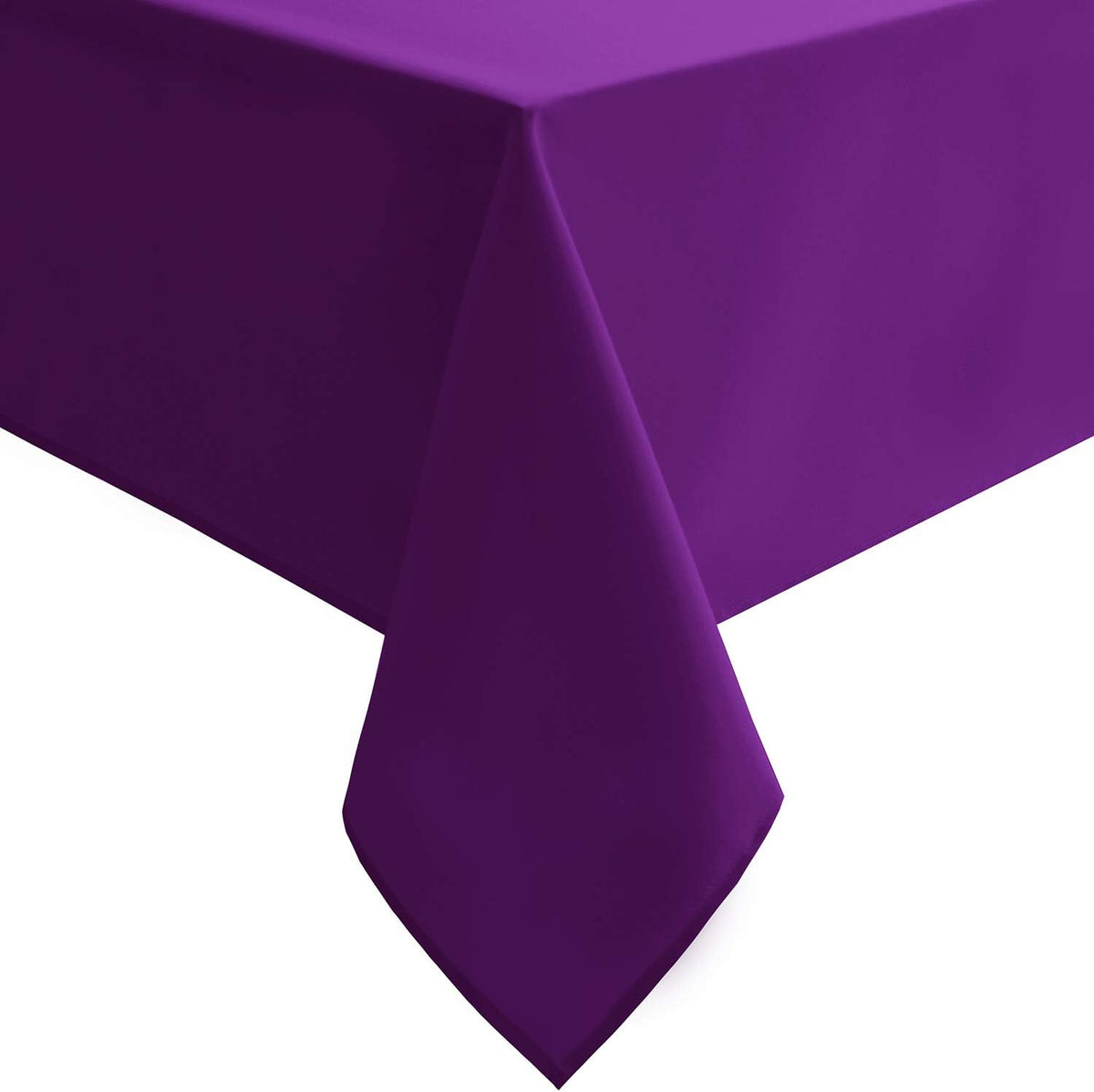 Hiasan Royal Purple Tablecloth for Rectangle Tables - Waterproof and Spillproof Washable Fabric