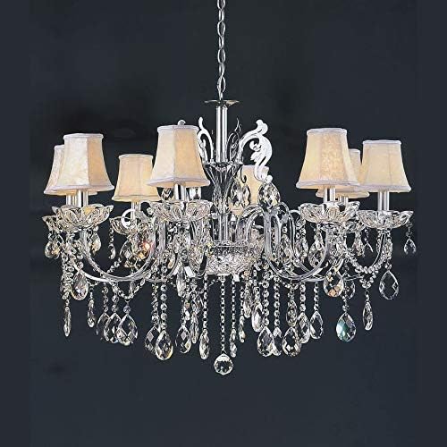 16 Pack 20" Hanging Crystals for Chandeliers Clear Teardrop Crystal Chandelier Pendants Parts