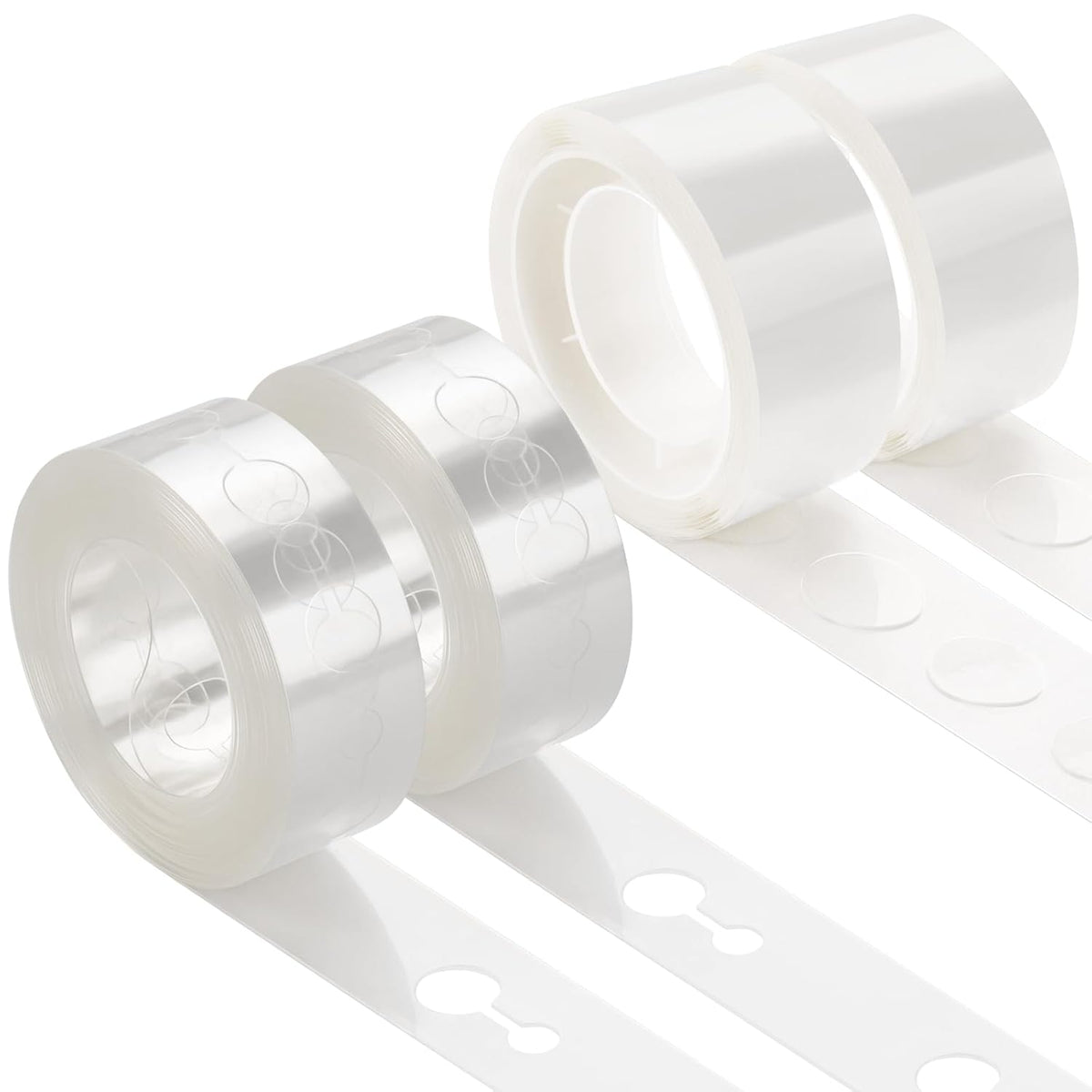 KICNIC Balloon Arch Strip Kit for Garland, 32.8 Feet Balloon Tape Strips and 200 Glue Point Dot