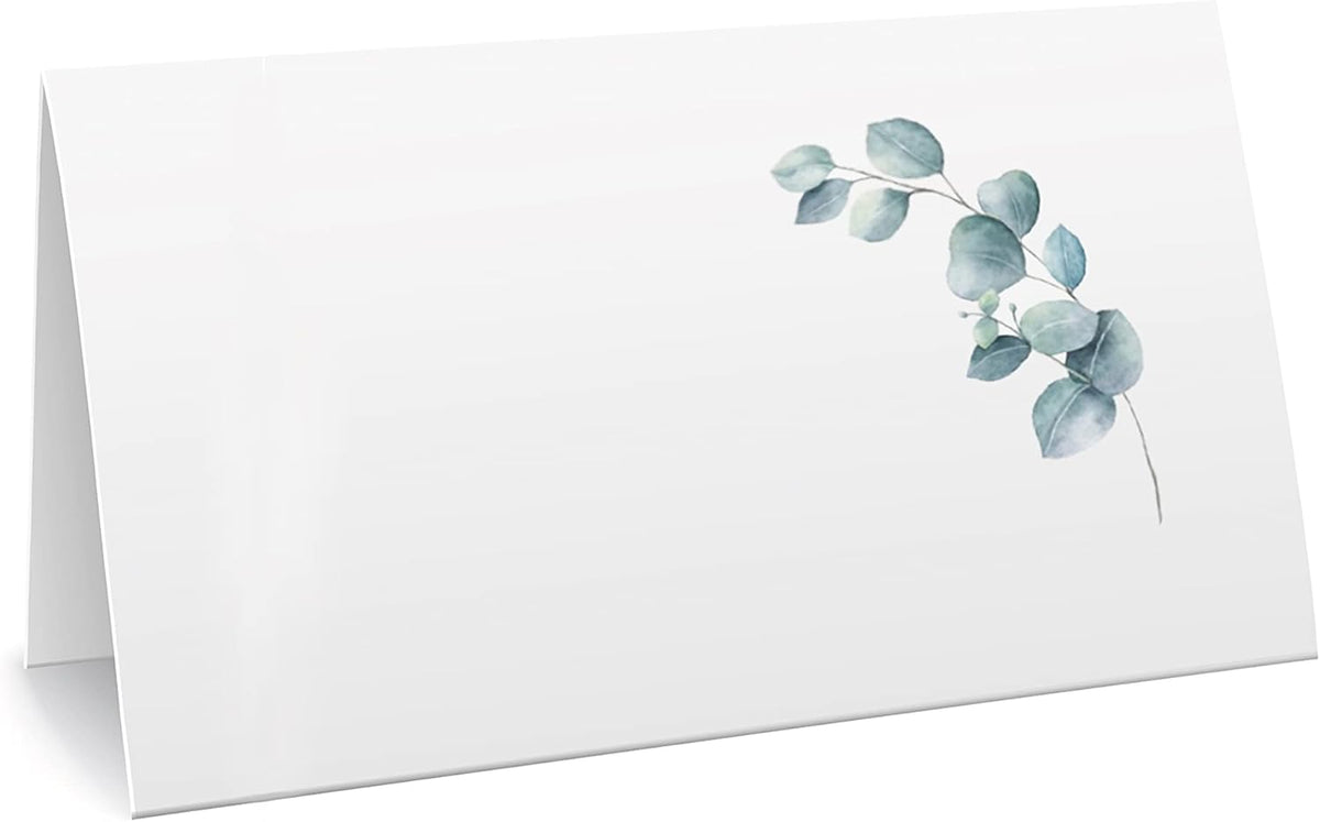 CLEVER SIGNS Place Cards for Wedding or Party, Seating Place Cards for Tables, Scored for Easy