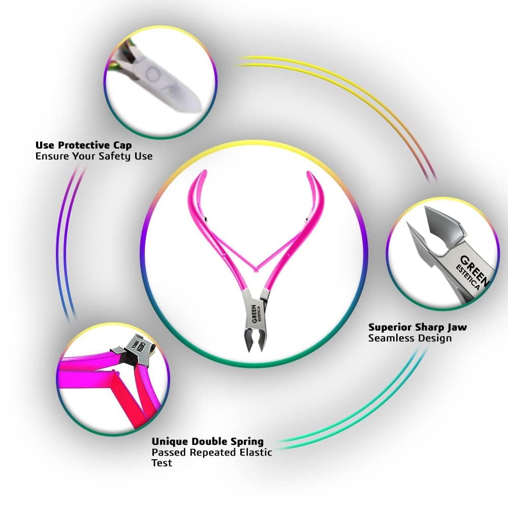 Professional Cuticle Trimmer Nail Cuticle Cutter Stainless Steel Cuticle Nippers with Sharp Blades