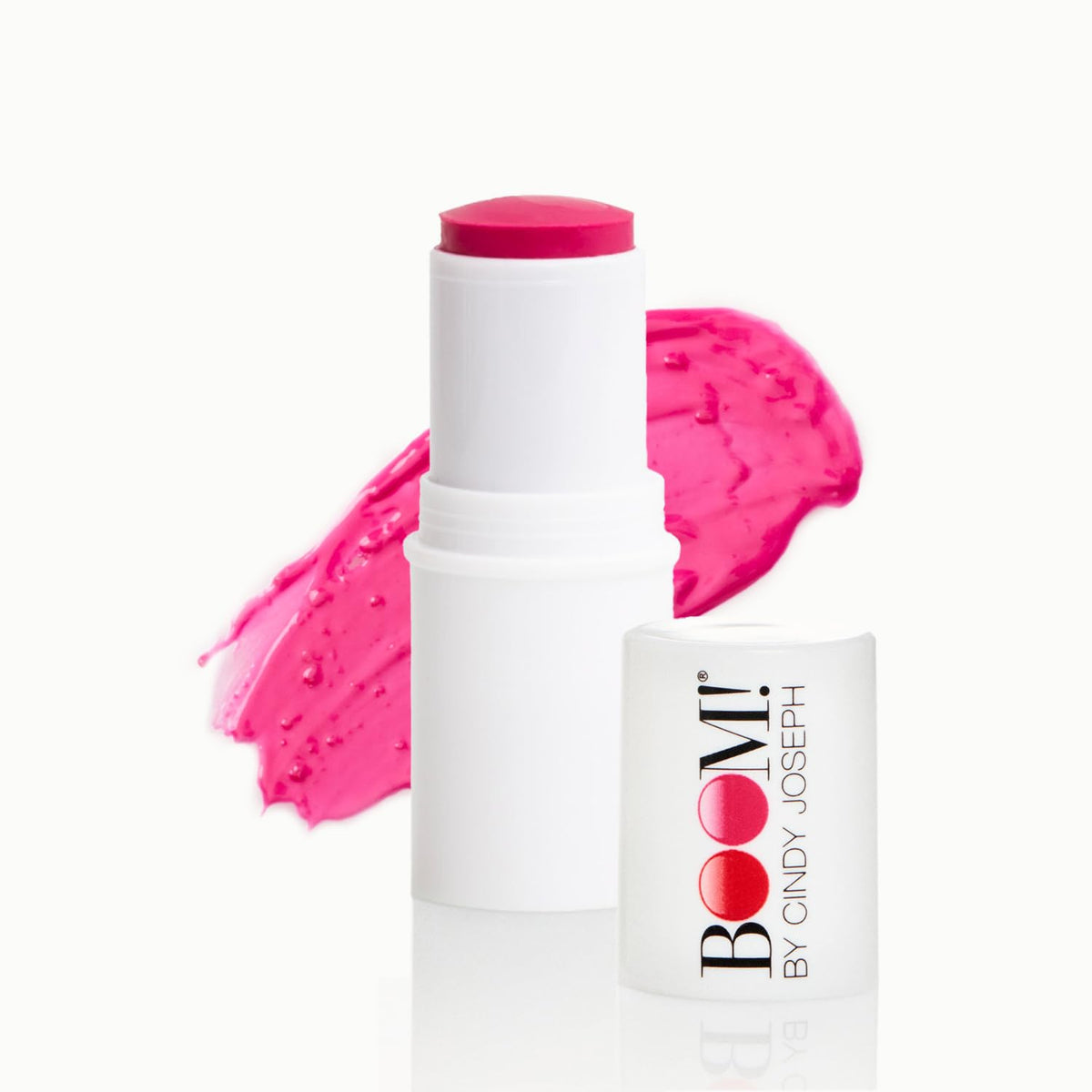 Boomstick Peony Pink ™ - Multistick for Cheeks & Lips - Vegan, Cream Blush Stick & Lipstick