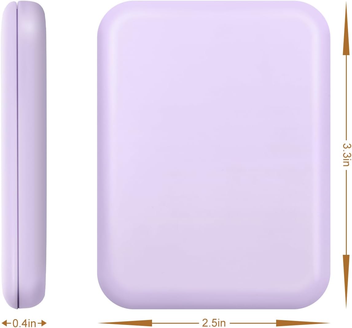 Compact Mirror, 1X/3X Magnification LED Pocket Mirror with Nternal BIattery, Mini Mirror for Purse