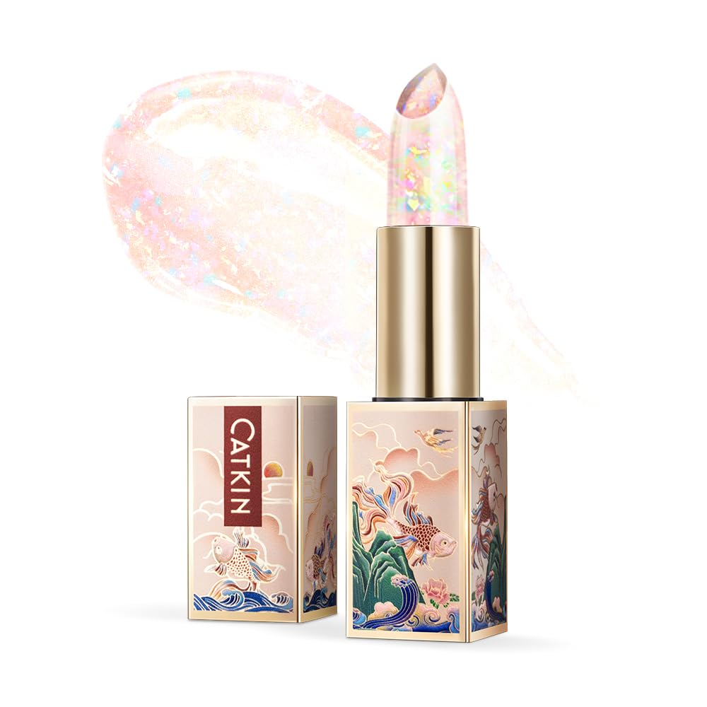 CATKIN Lip Balm Tinted Color Changing Lipstick Ultra Hydrating Lip Moistrurizer Lip Care with