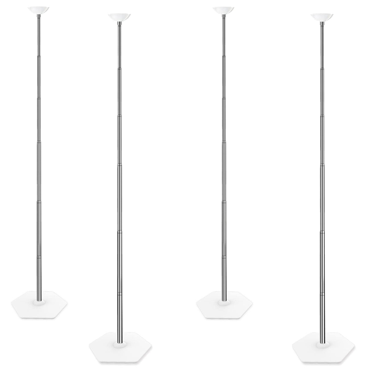 TekXYZ Telescoping Balloon Stand Set of 4, 1.5-7FT Adjustable Height