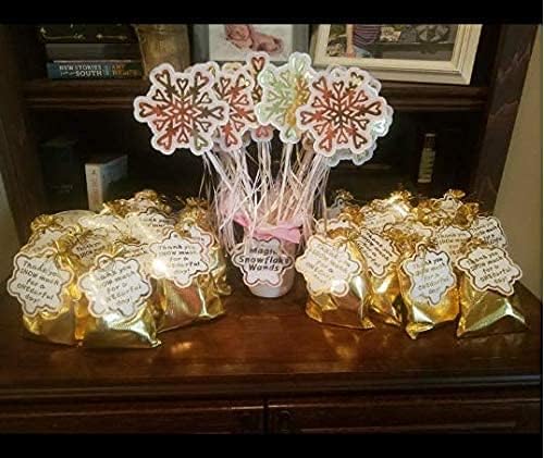 Pack of 100 4"x 6" Heavy Duty Gold Drawstring Organza Jewelry Pouches Wedding Party Christmas Favor