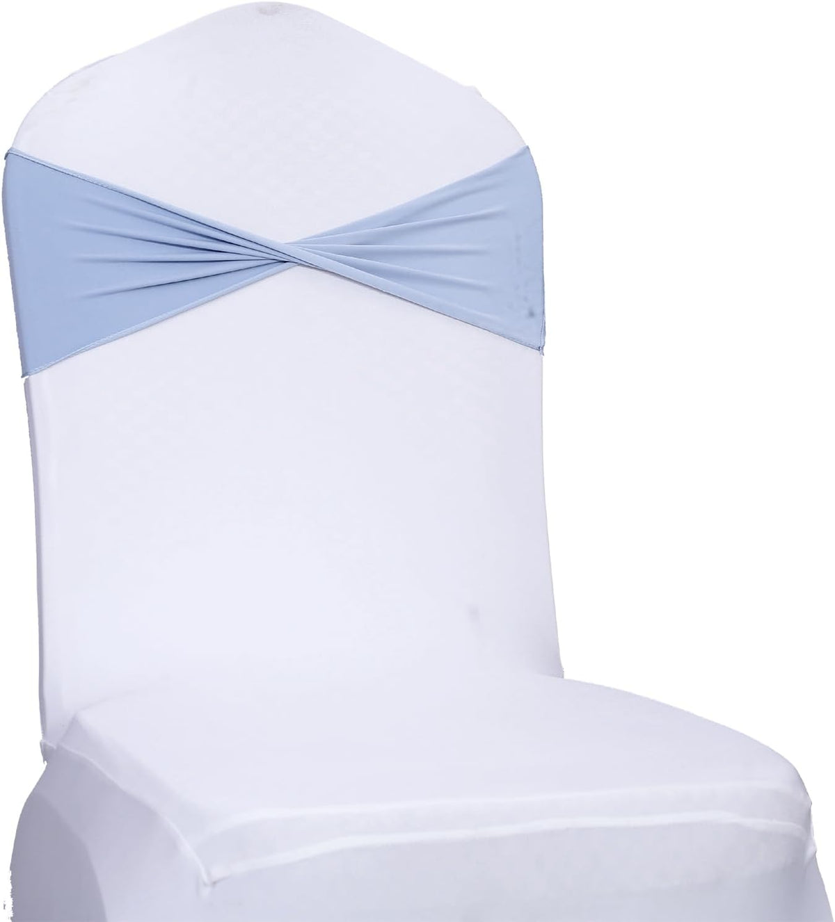 MDS Pack of 200 Spandex Chair Sashes Bows Elastic Stretch Dining Chair Bands Ties Without Slider