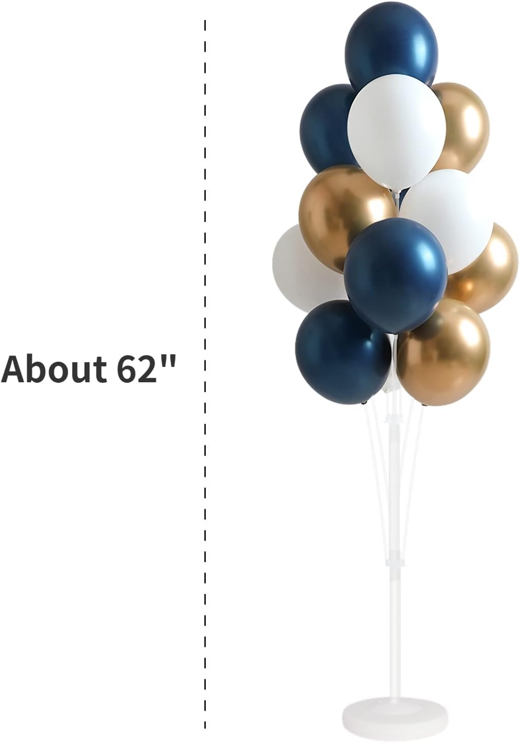 Balloon Column Kit for Floor- Set of 2,Balloon Columns with Stand, Base and Pole,Balloon Tower