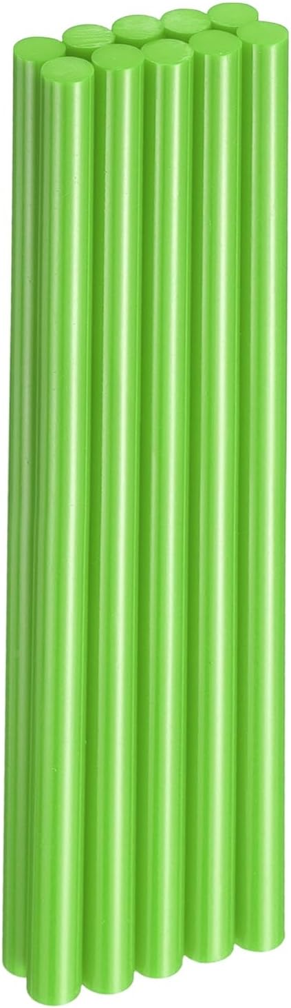 HARFINGTON 10pcs Hot Glue Sticks 0.43" Dia x 9.84" Long EVA Mini Hot Melt Adhesive Glue Stick for