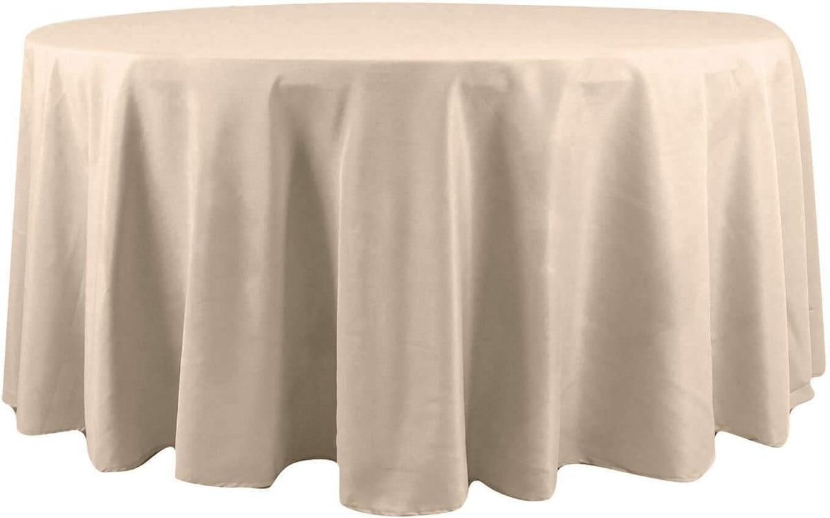 Efavormart Round Tablecloth, 120 Inch Stain & Wrinkle Resistant Washable Table Cloth, Decorative