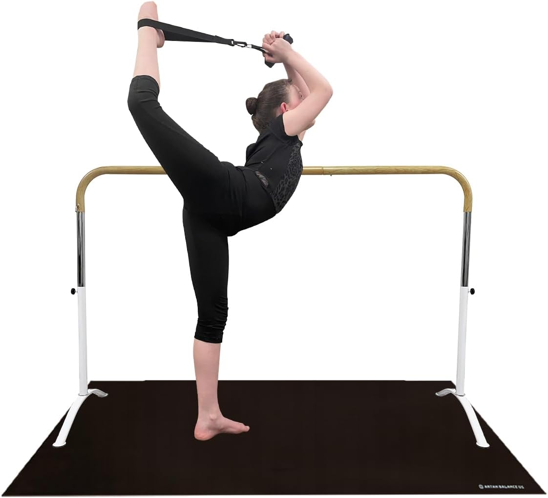 Marley Dance Floor- Ideal for Ballet, Jazz, Tap, and Party Dancing for All Ages- Non-Slip Dance