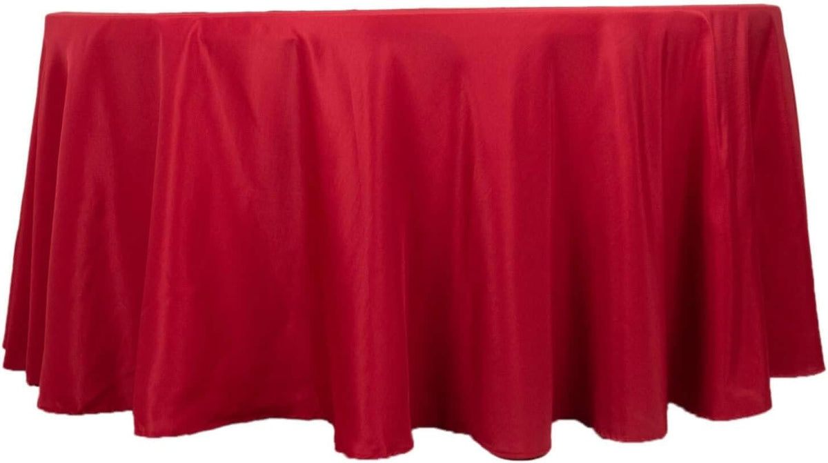 Efavormart Round Tablecloth, 120 Inch Stain & Wrinkle Resistant Washable Table Cloth, Decorative