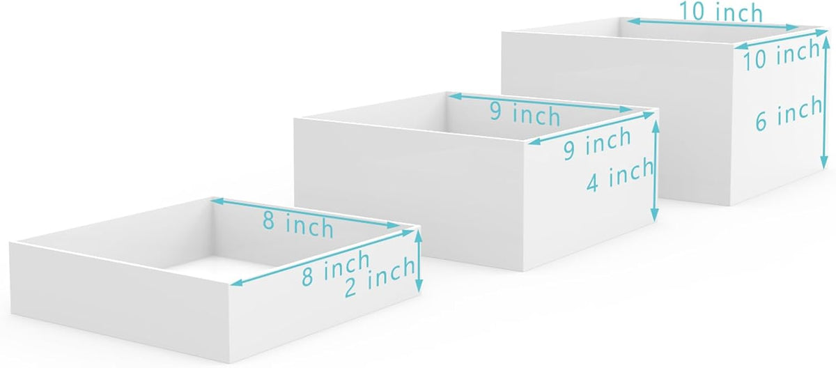 PecMuikee Buffet Risers, Food Risers for Buffet Table, Display Stand Shelf for Catering Dessert