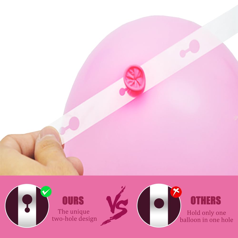 Balloon Arch Kit Balloon Garland Decorating Garland Strip, 3 Tape Strips and 3 Glue Point Dots for