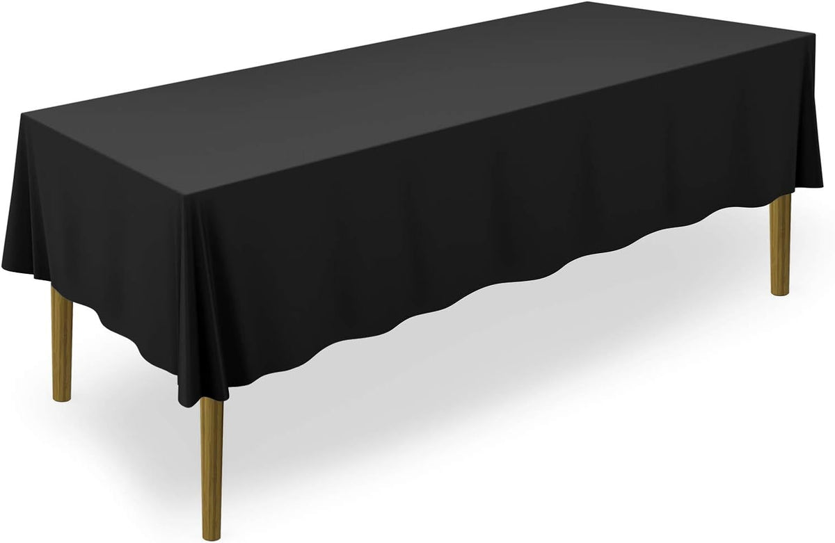 Lann's Linens - 10 Premium 60" x 102" Tablecloths for Wedding/Banquet/Restaurant - Rectangular